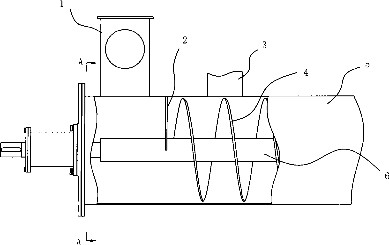 Draining device of extracting tube