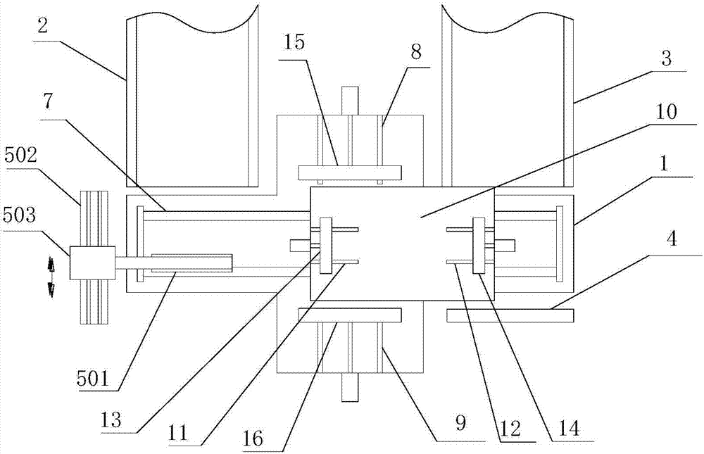 A continuous drilling equipment for automatic clamping of pcb board