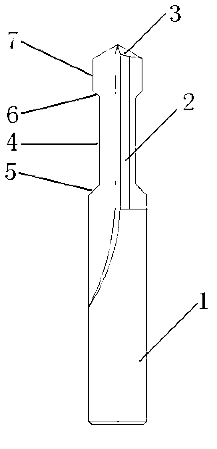 Drill bit applied to machining process