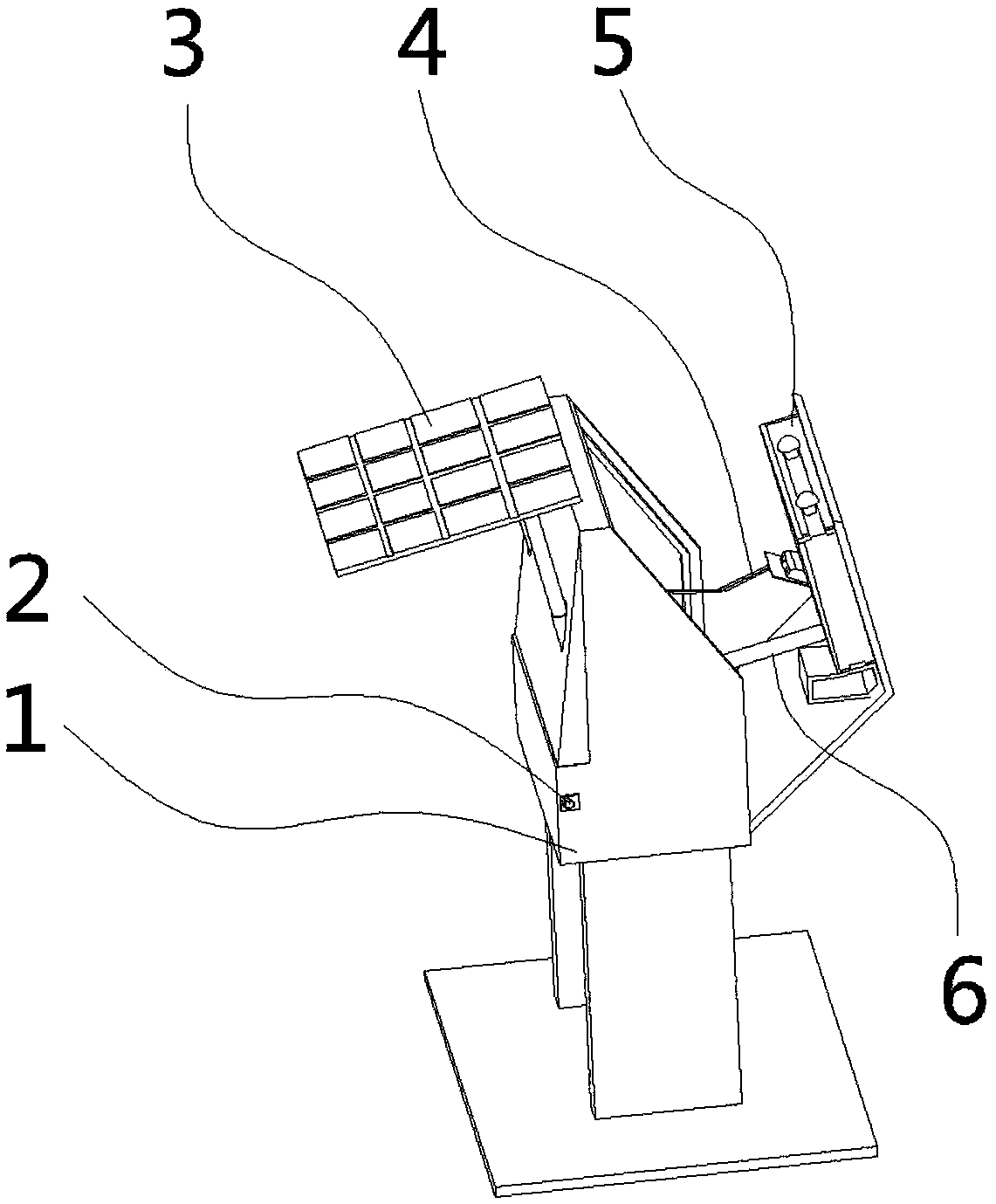 Maintenance construction method of highway accident early-warning structure