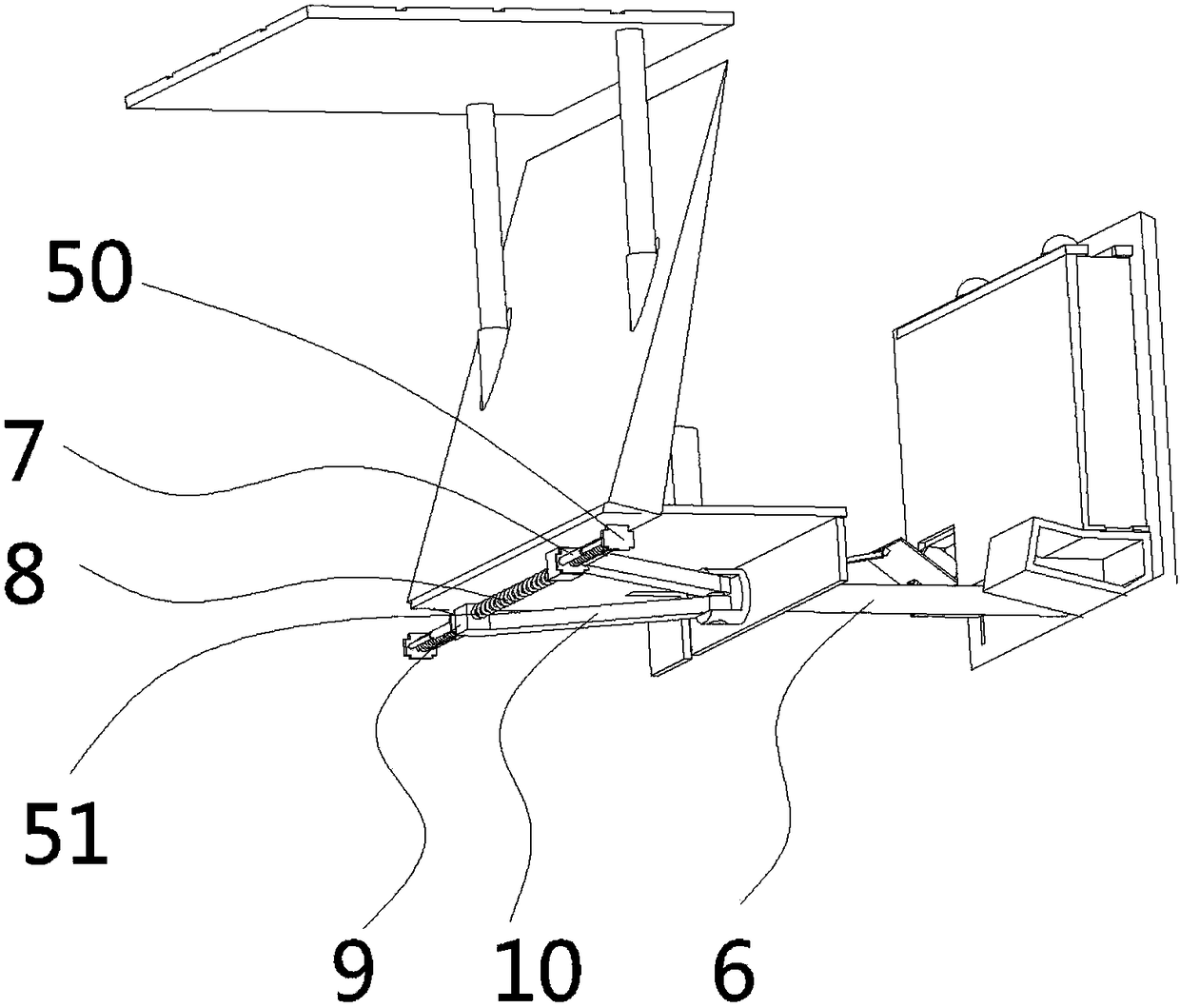 Maintenance construction method of highway accident early-warning structure