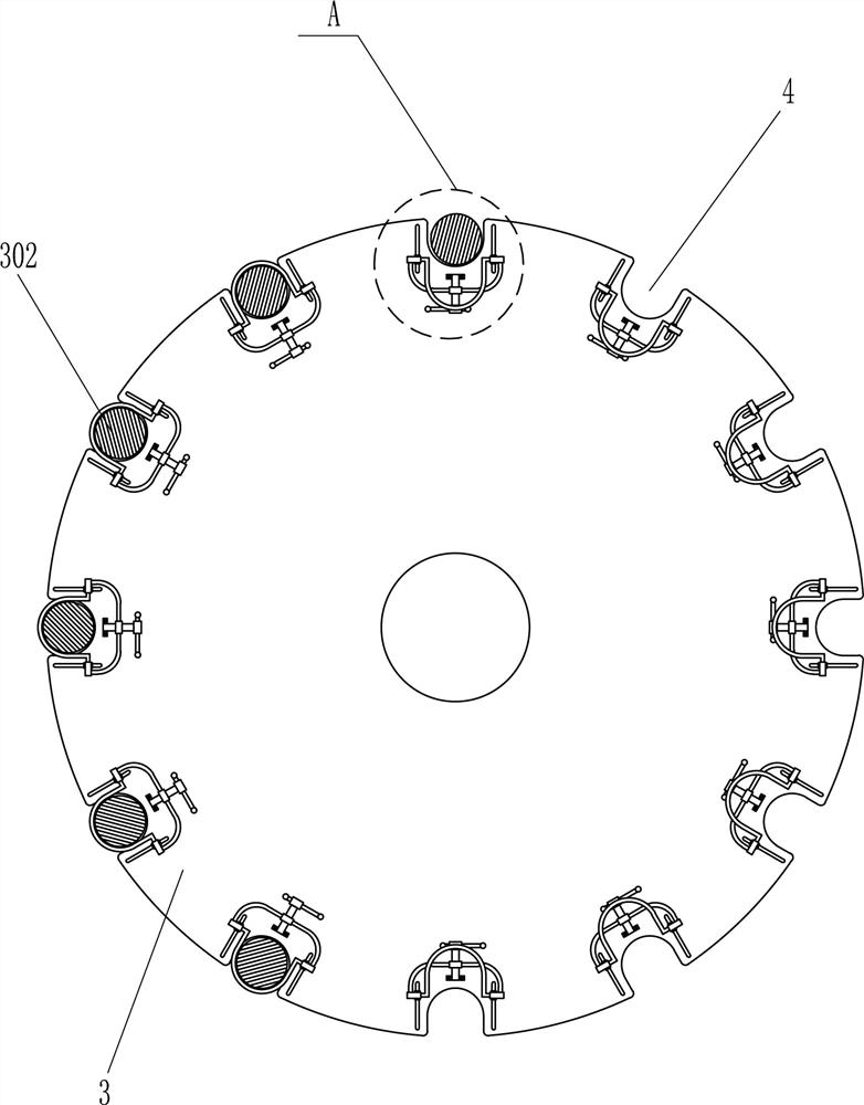 A support device for foundation construction steel bar welding