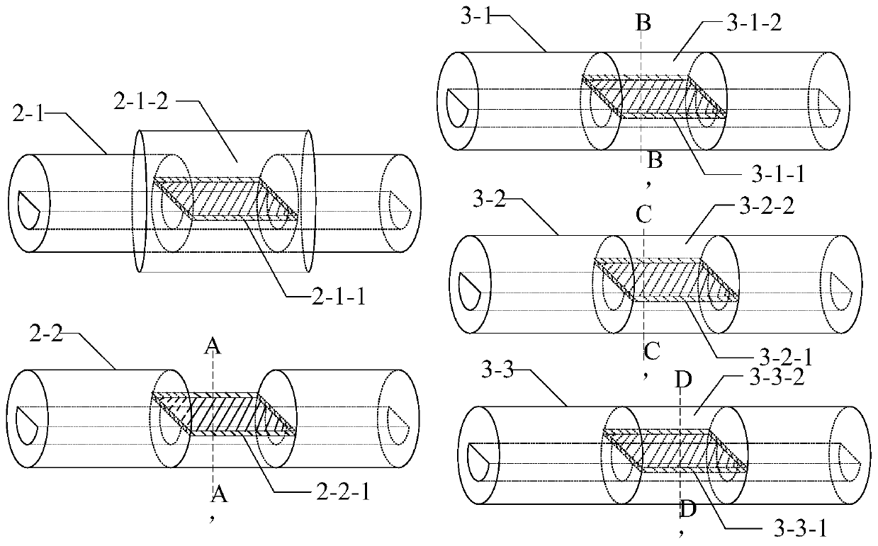 Temperature and direction recognizable curvature sensing optical fiber and manufacturing and using method thereof