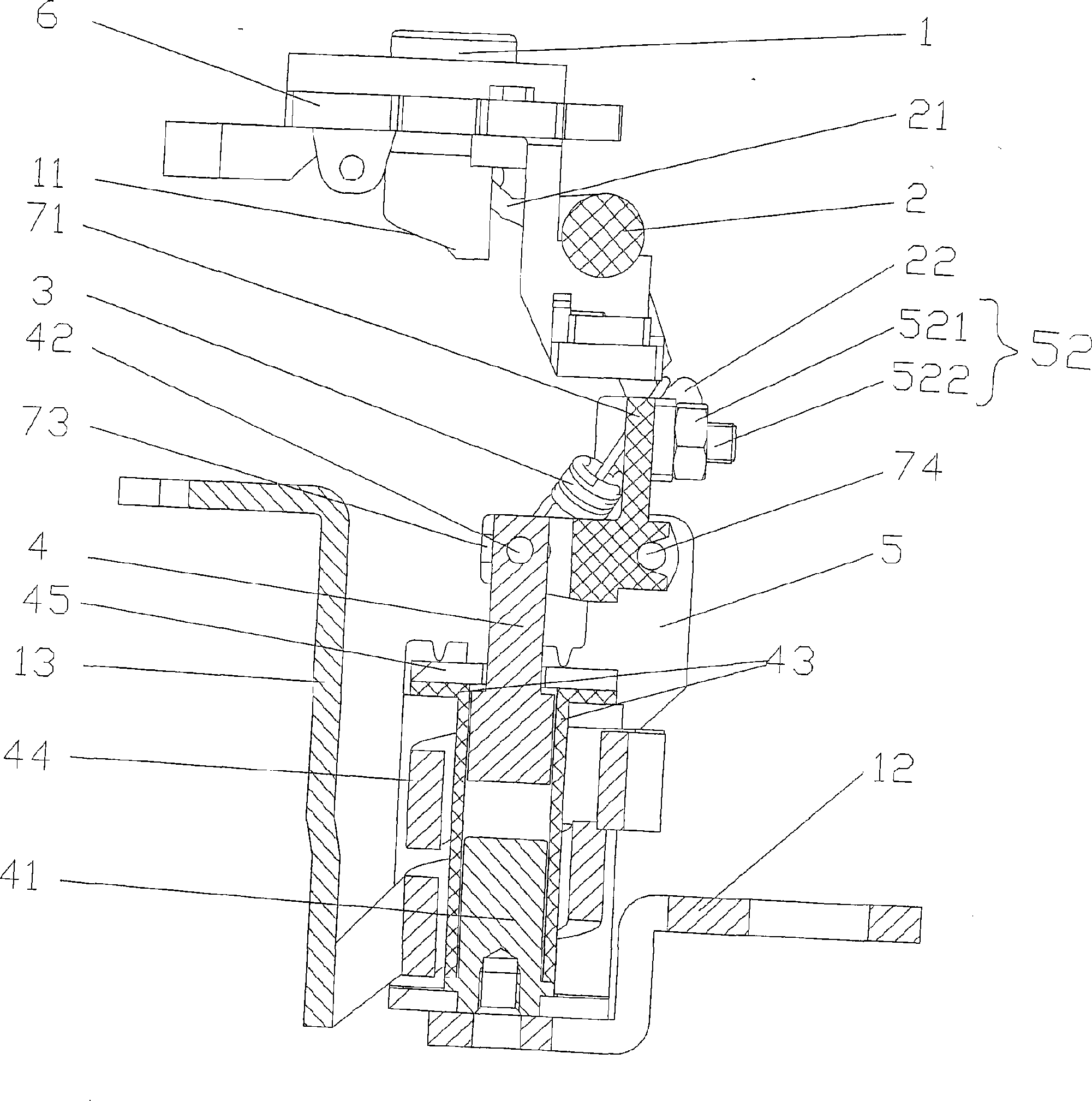 Solenoid type electromagnetic trip