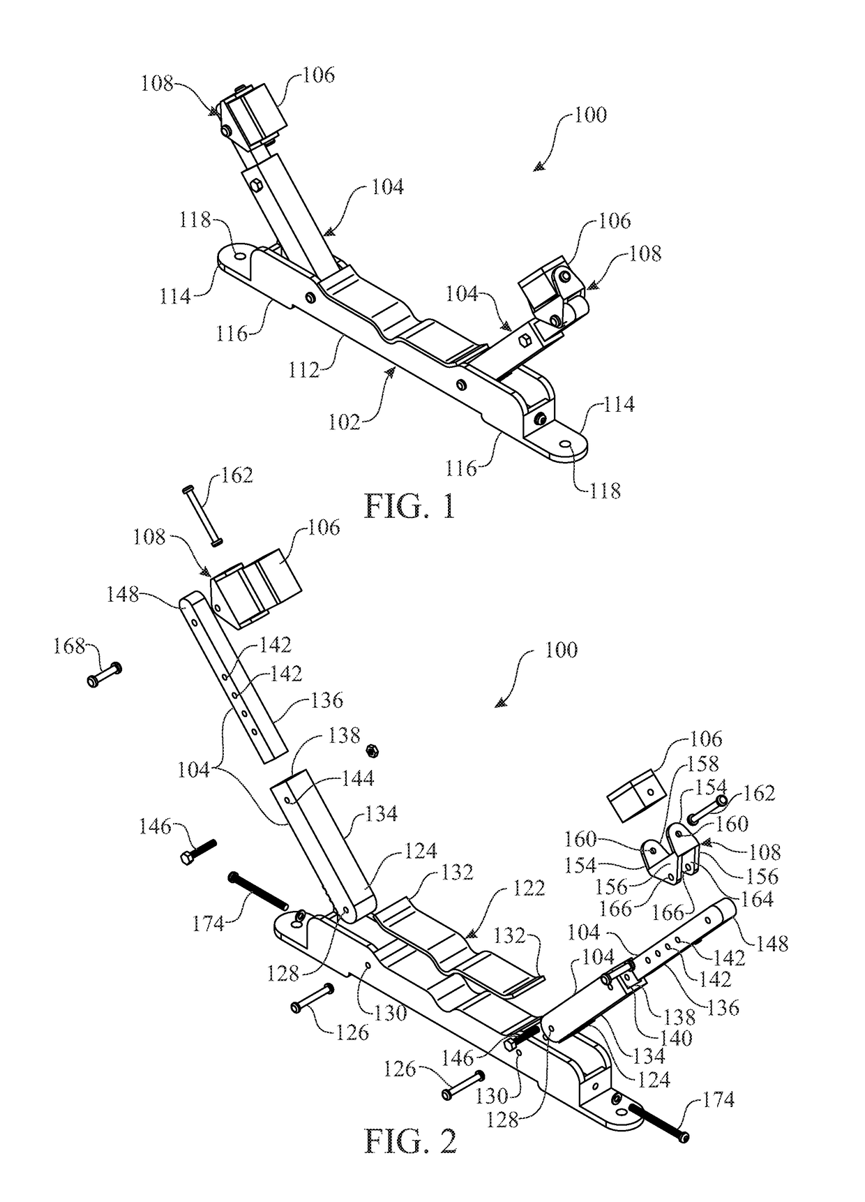 Multi-adjustable watercraft chock