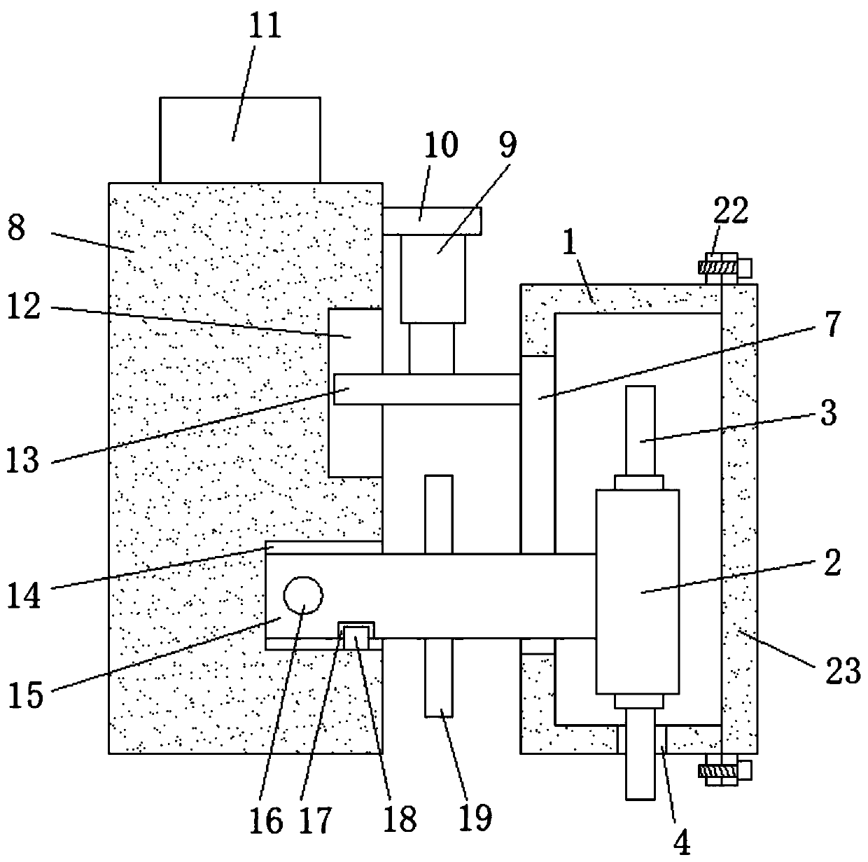 Magazine tool protective cover of numerical control machine tool