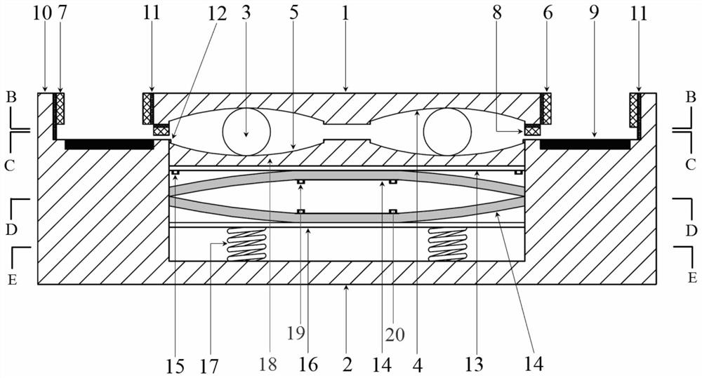 Three-dimensional rolling ball shock insulation support