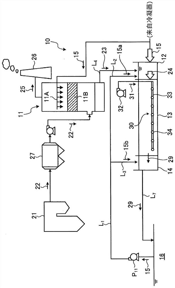 Packing for packed tower and seawater desulfurization device