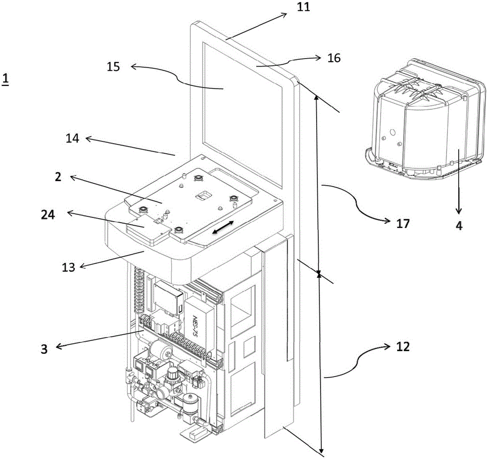 Wafer transmission device having blowing-off function