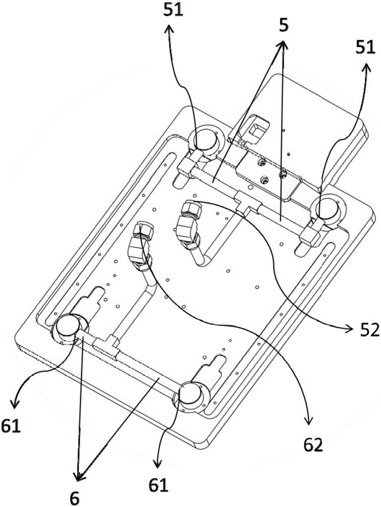 Wafer transmission device having blowing-off function