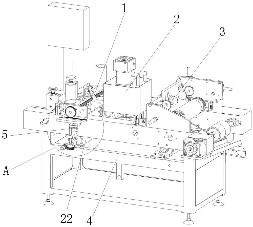 A pp wood pulp composite non-woven fabric and a tension control device for its production