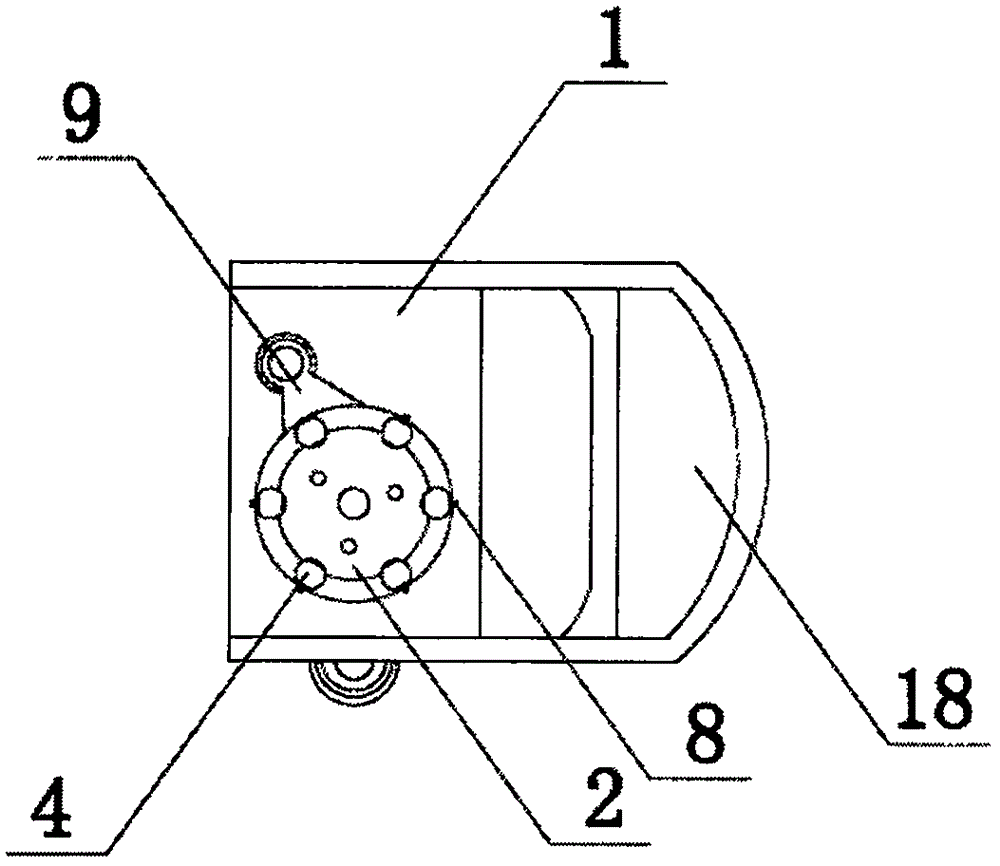 Running fire type rubber band machine gun