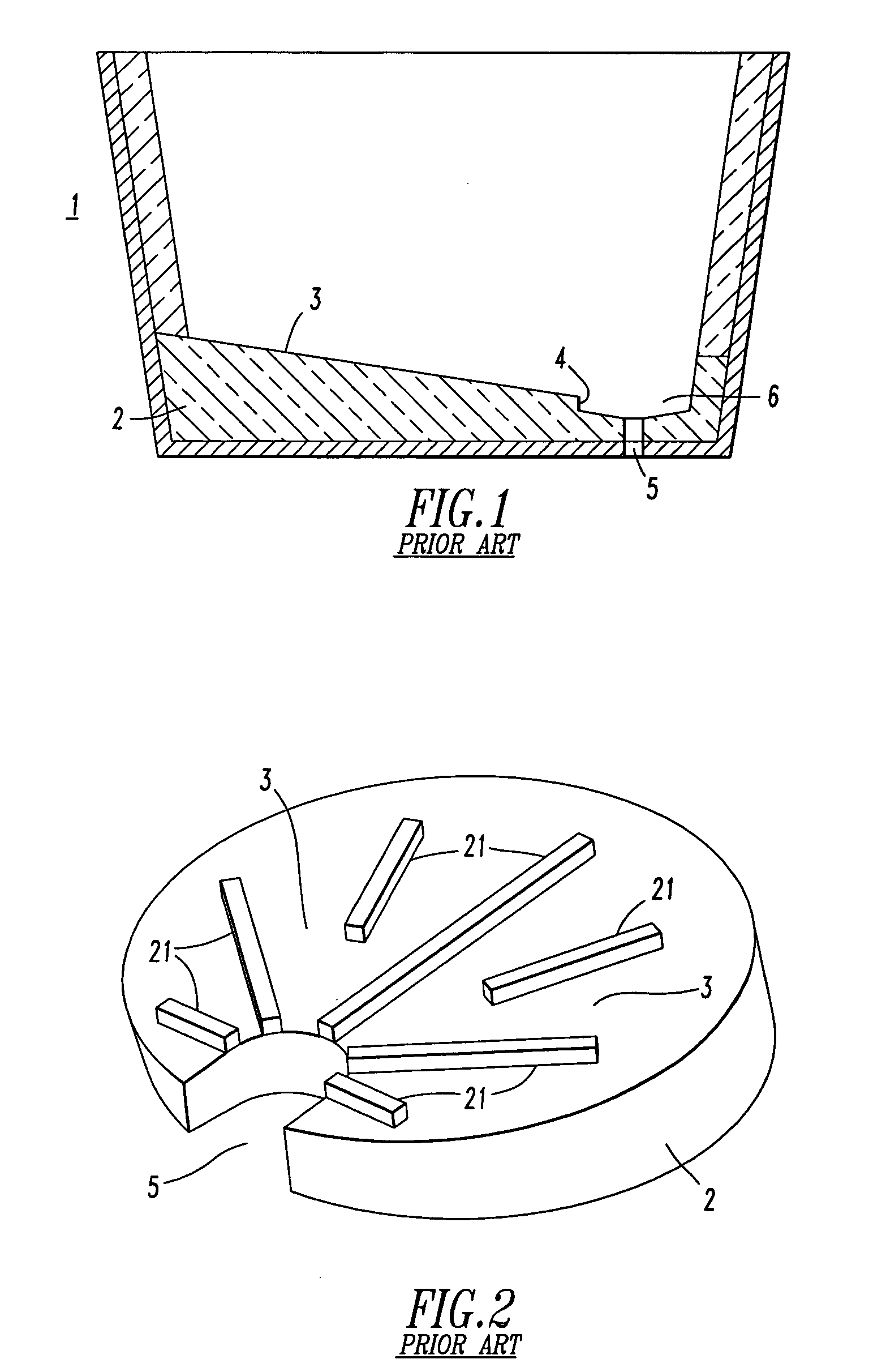 Ladle bottom