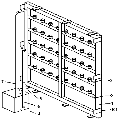 Soilless culture protective guard