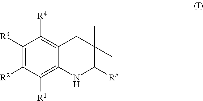 Novel 3,3-dimethyl tetrahydroquinoline derivatives