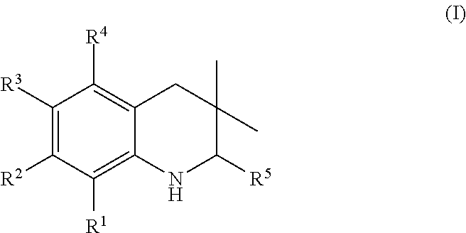 Novel 3,3-dimethyl tetrahydroquinoline derivatives