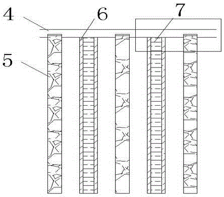 Construction method for rigid pile composite foundation