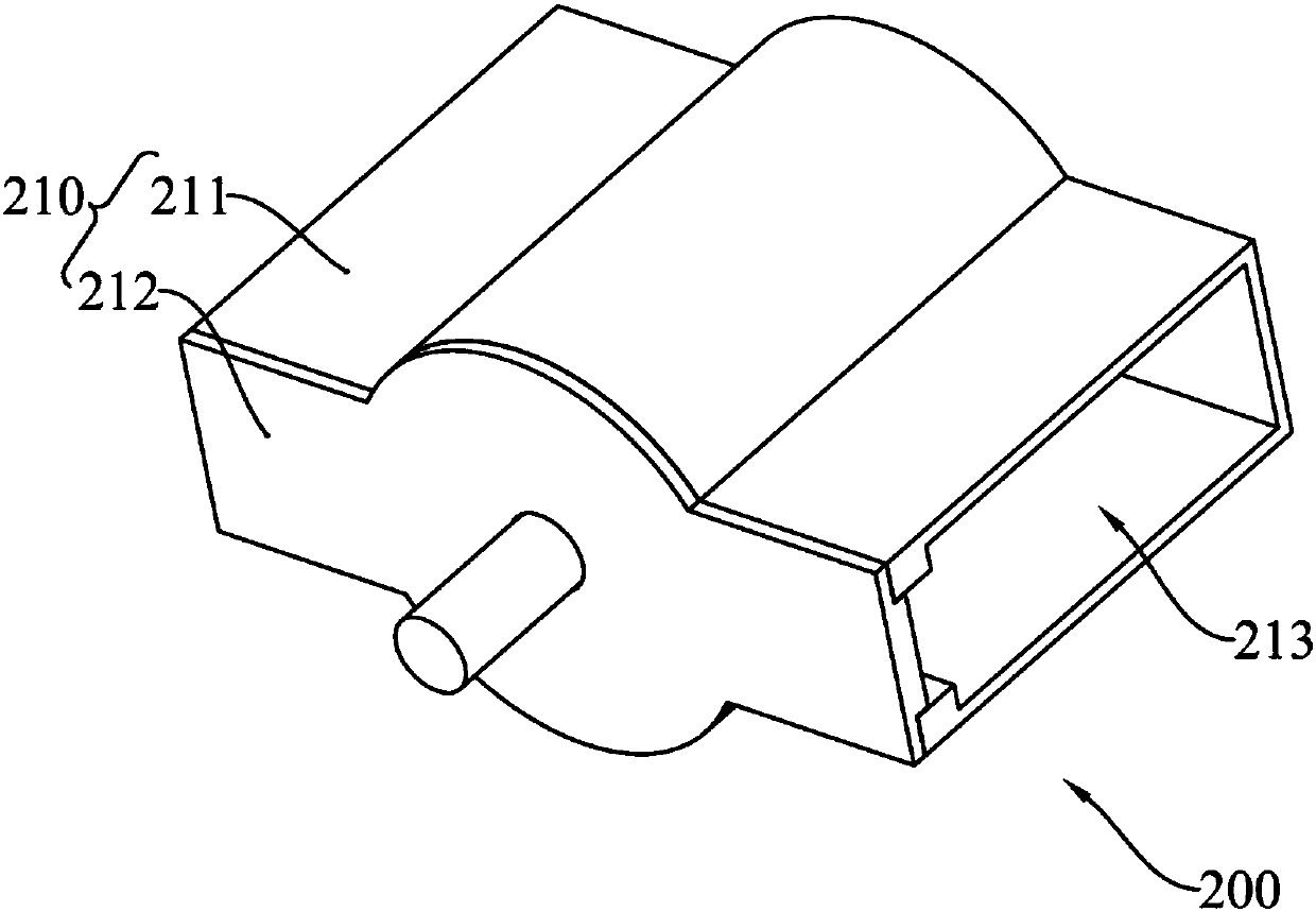 Vent structure, washing machine and control method