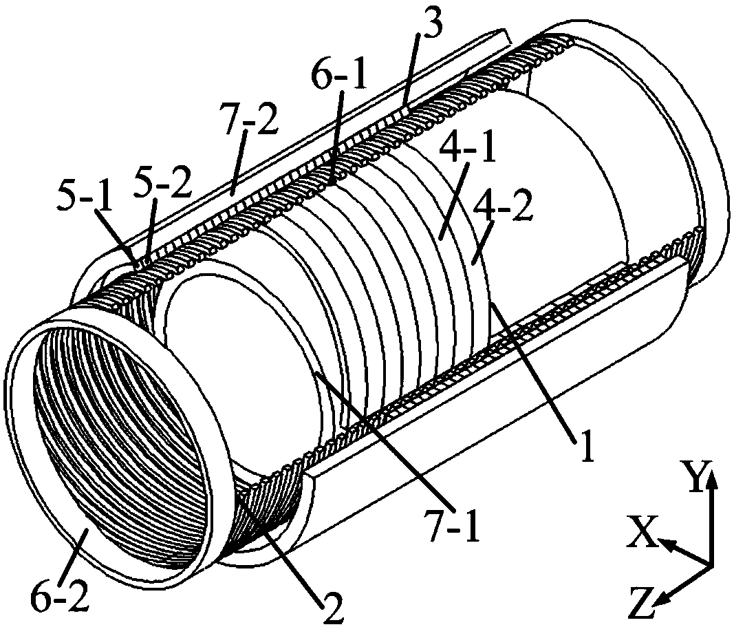 A magnetic field modulation type magnetic screw