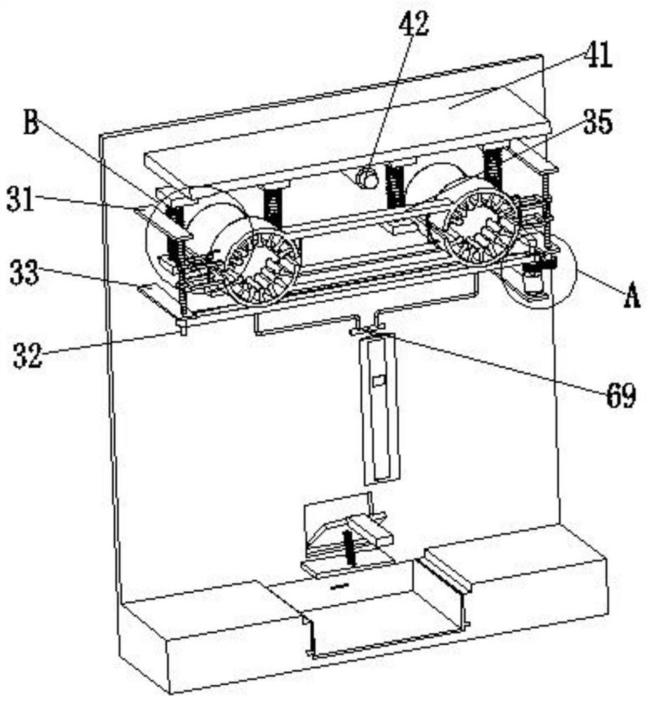 Quick separation treatment device for medical surgical gloves after use