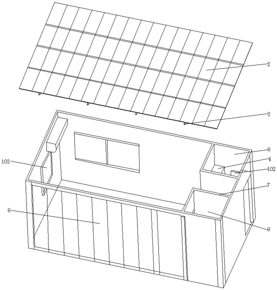 Multifunctional integrated off-island shelter