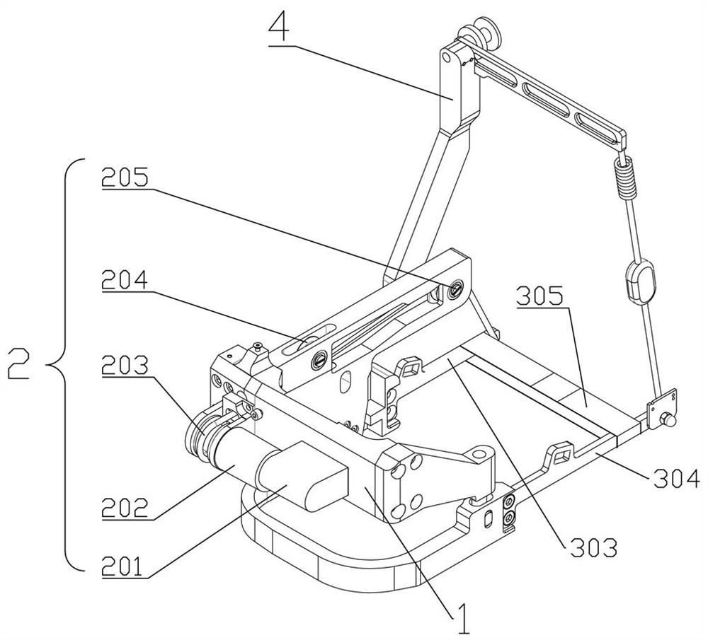 Ankle movement mechanism of lower limb rehabilitation robot