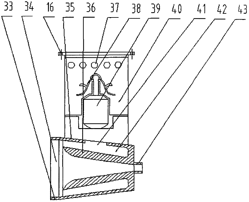 Hollow ball-screw gas-liquid binary cooling system