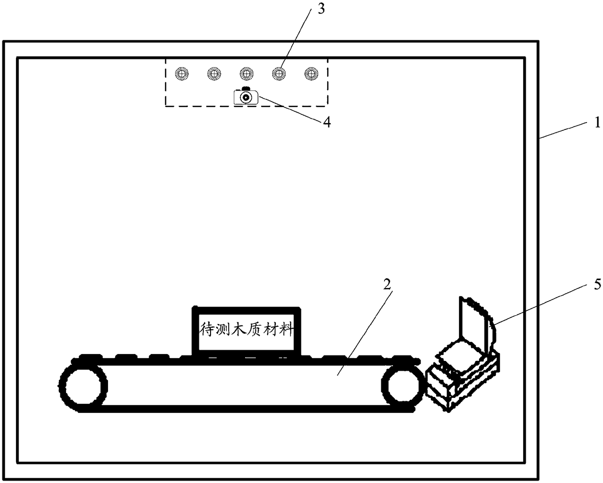 Wood material defect detection apparatus and method thereof