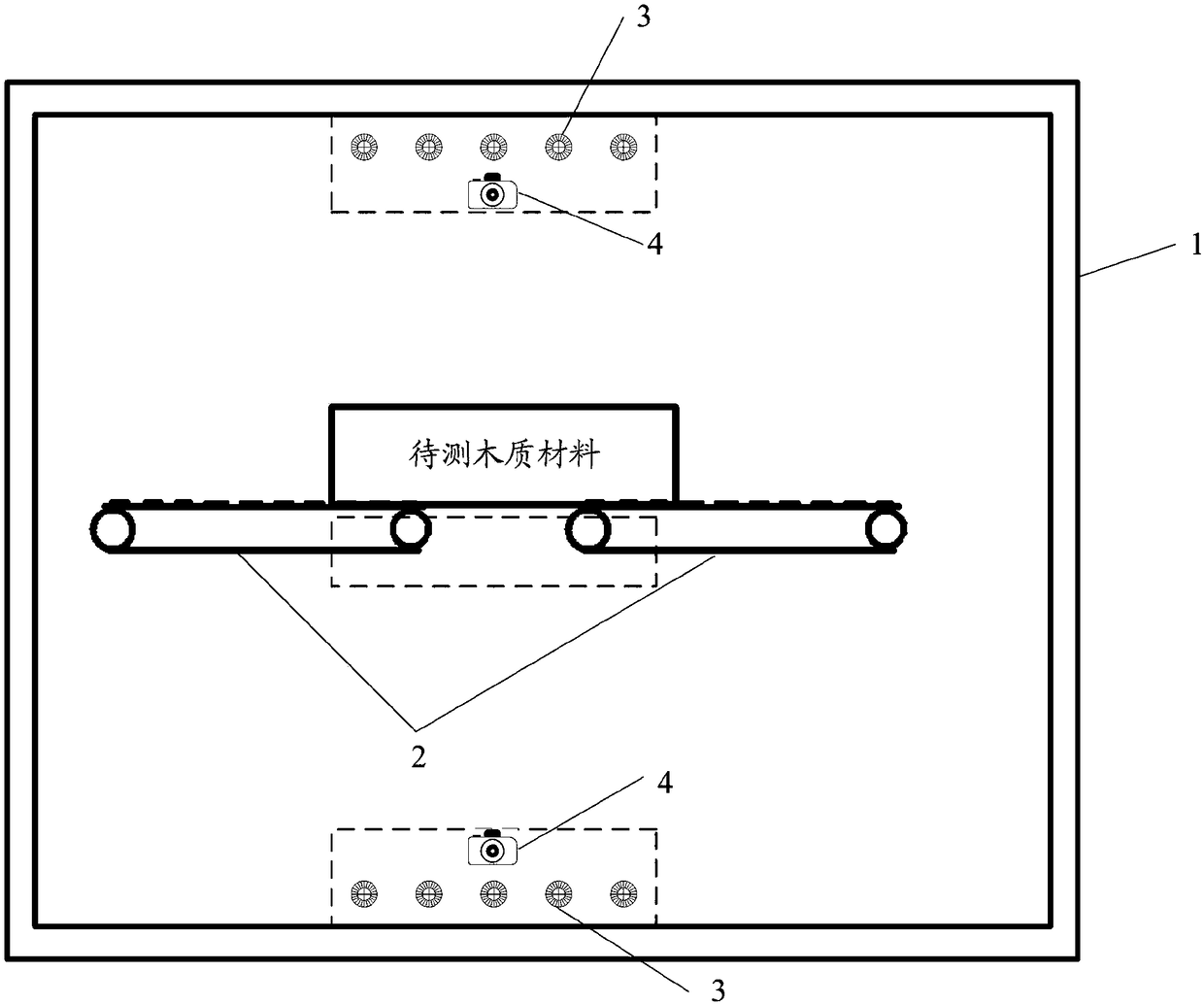 Wood material defect detection apparatus and method thereof