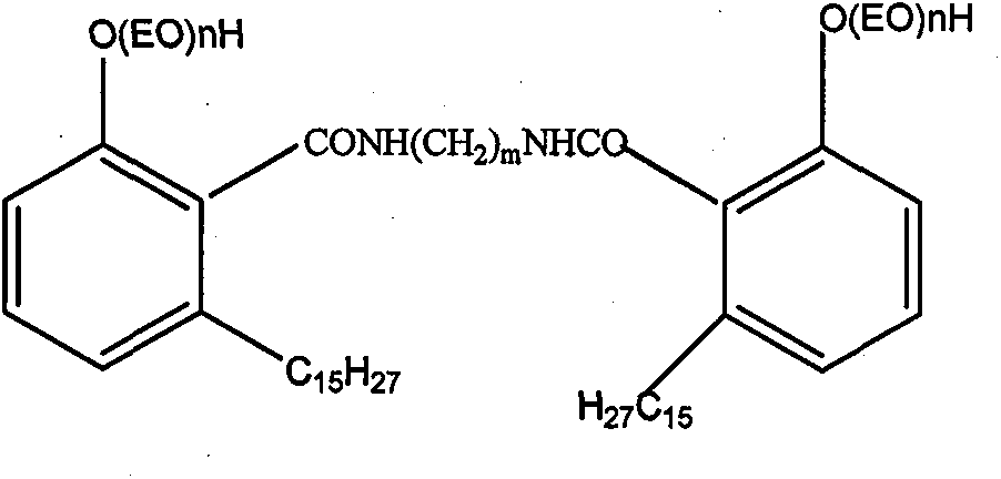 Cashew nut based amide surfactant and preparation method thereof