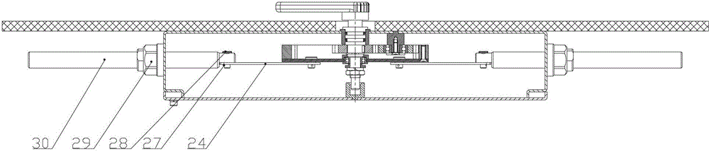 Multi-shaft well cover lock opening device