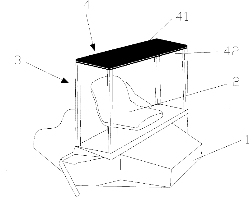 Rice transplanter console