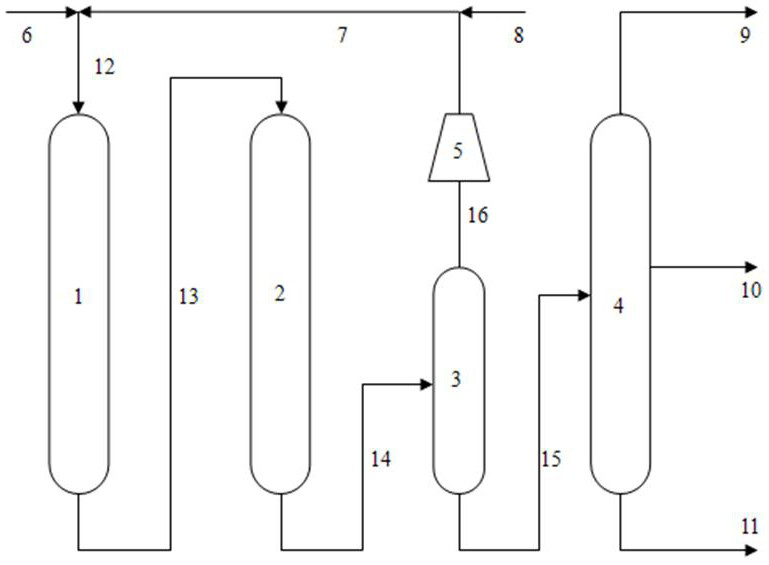 A method for producing gasoline by hydrogenation conversion of aromatics-containing diesel fraction