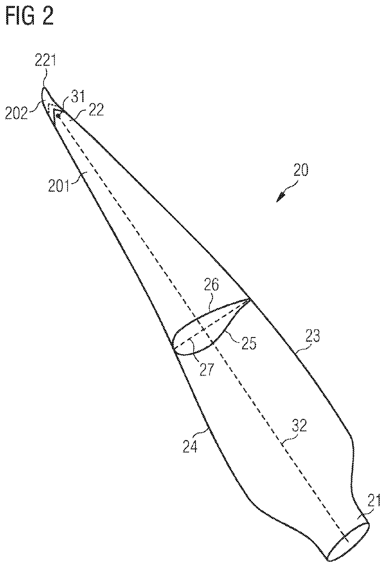 Lightning protection system for a rotor blade with a winglet