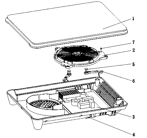 Anti-dry protection device for electromagnetic oven cooker