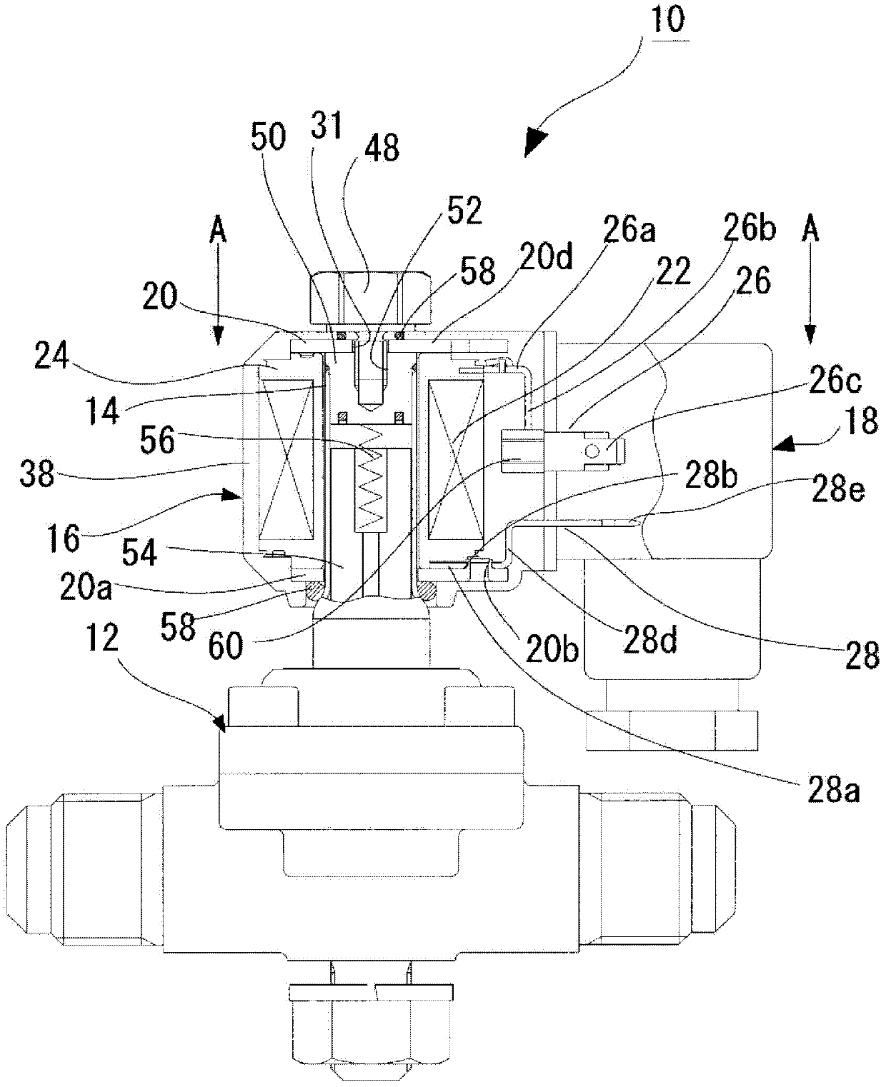 Molded coil and solenoid controlled valve using the same