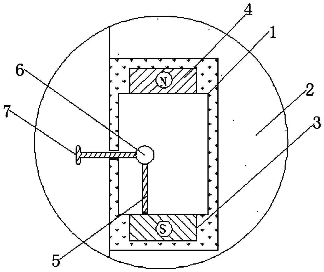 Heat dissipation and dust prevention device of independent equipment power cabinet based on electromagnetic induction principle