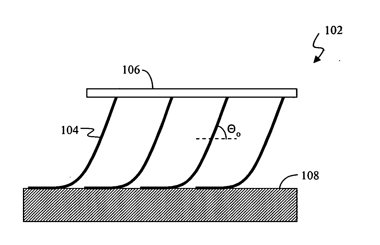 Nanostructured friction enhancement using fabricated microstructure