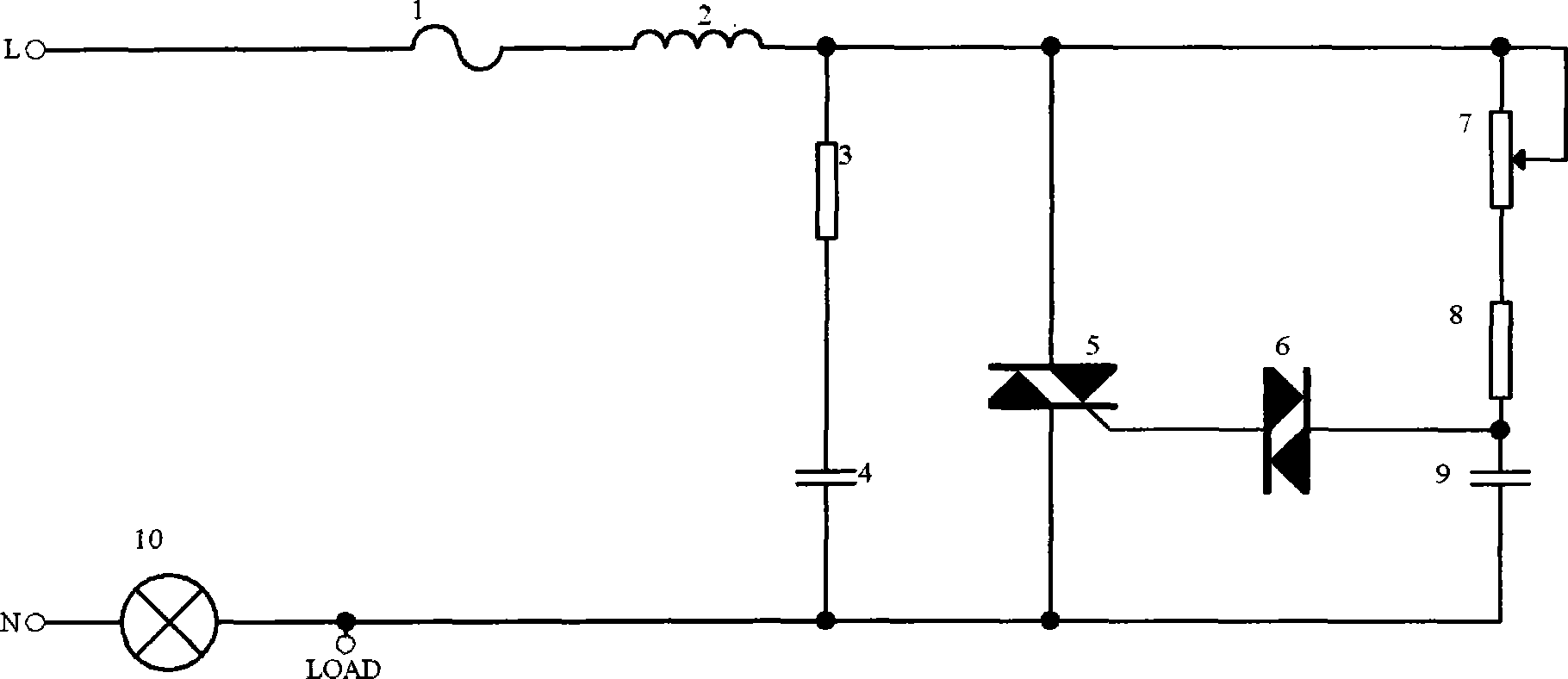 LED light modulating apparatus suitable for light modulator