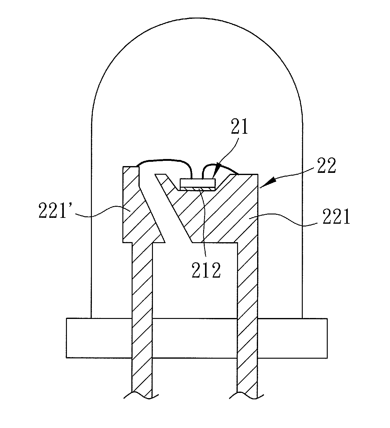 Light-emitting diode package