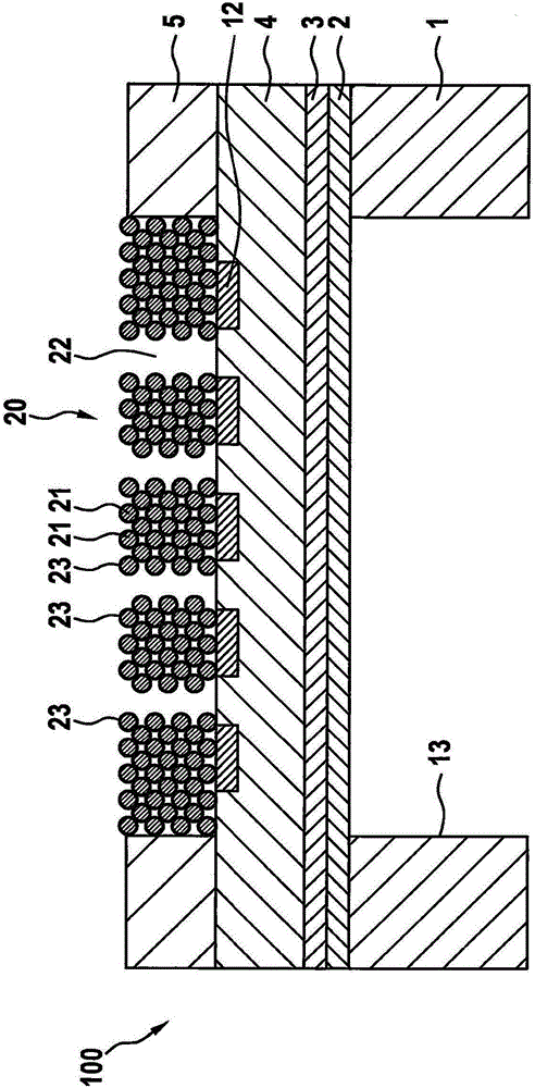 Method for producing a porous structure in the layer structure of a semiconductor component and MEMS component with such a porous structural element