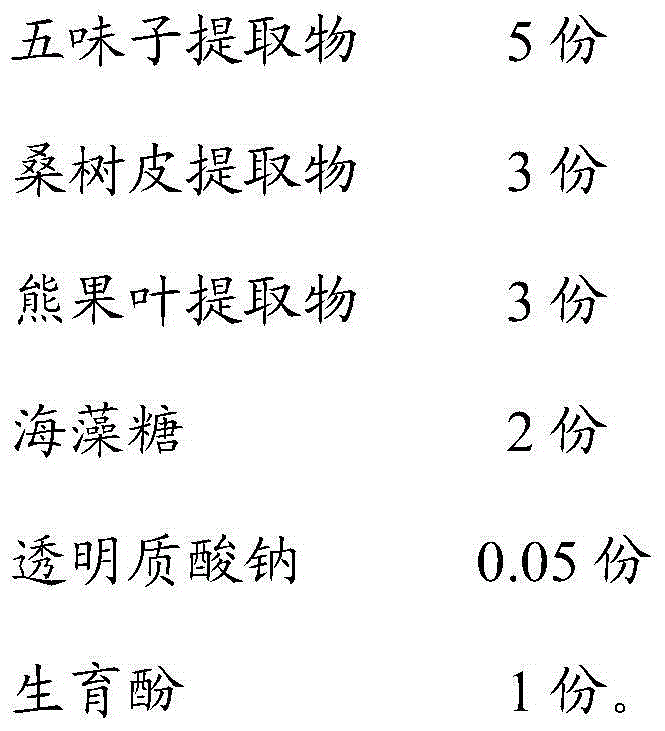 Cosmetic composition and essence with whitening effect