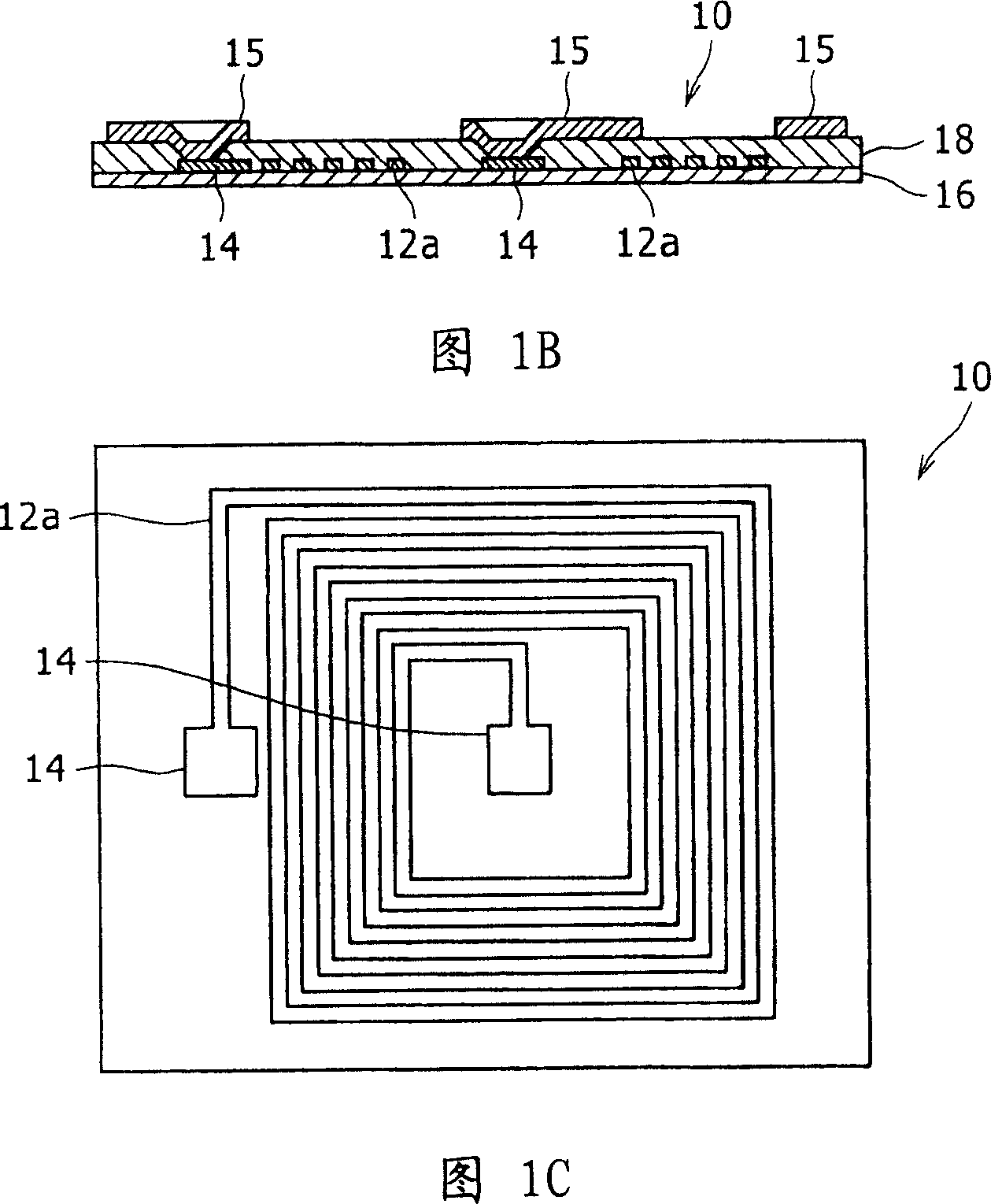 Inductor element and method for production thereof, and semiconductor module with inductor element