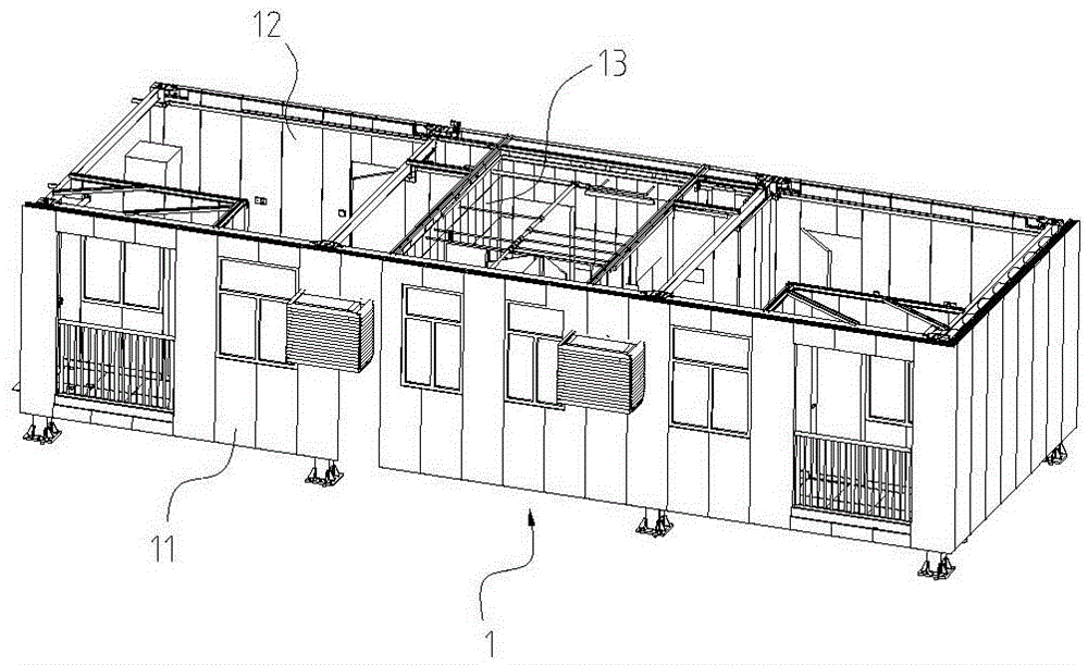 Modular steel structure house