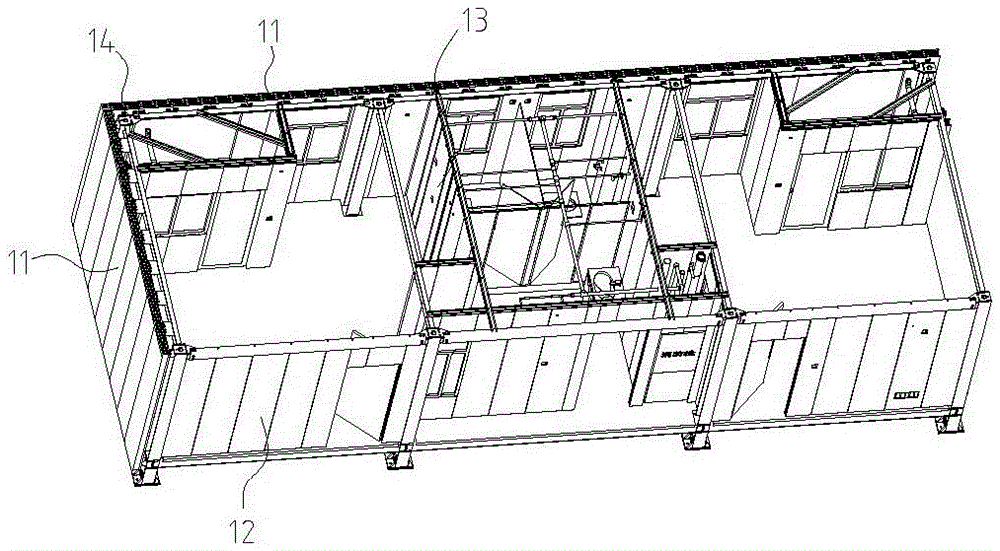 Modular steel structure house