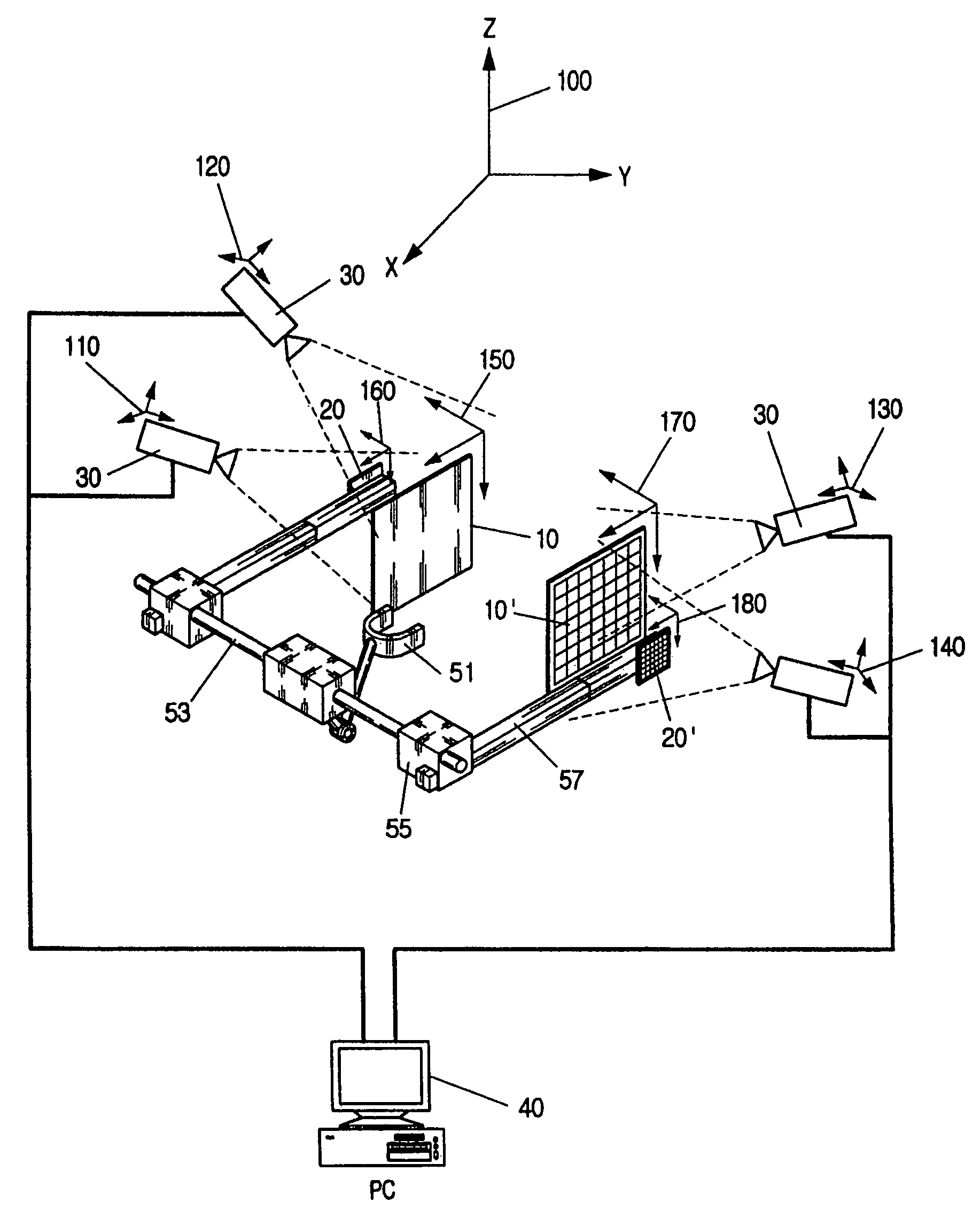 Apparatus and method for measuring jaw motion