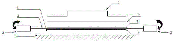 Device and method for welding target through stirring friction