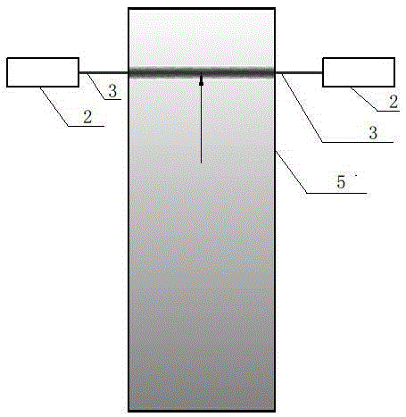 Device and method for welding target through stirring friction