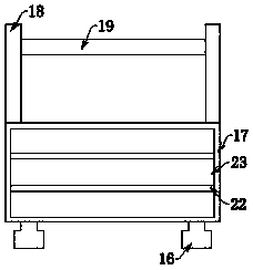 Microorganism sample processing inspection bench