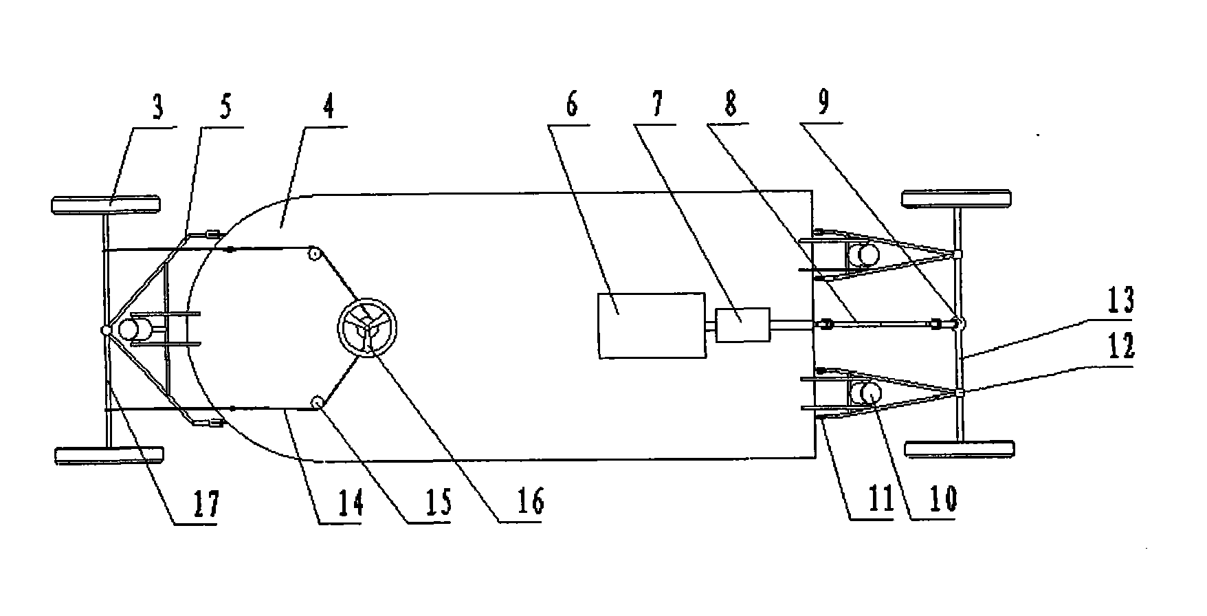 Shallow water bottom wheel propelled ship and propelling method thereof